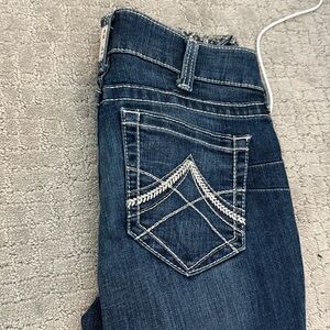 Ariat R.E.A.L. Mid Rise Stretch Icon Stackable Straight Leg Jeans Women’s Sz 29S